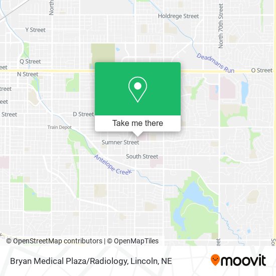 Bryan Medical Plaza/Radiology map