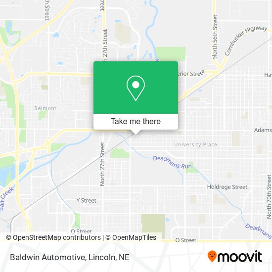 Baldwin Automotive map