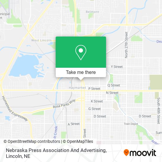 Nebraska Press Association And Advertising map