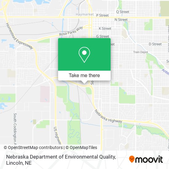 Nebraska Department of Environmental Quality map