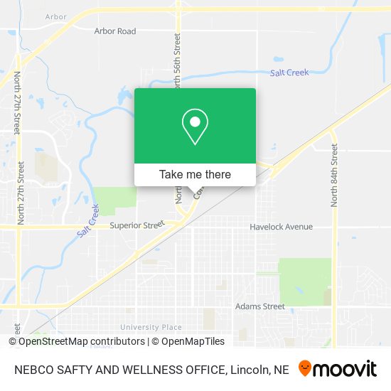 NEBCO SAFTY AND WELLNESS OFFICE map