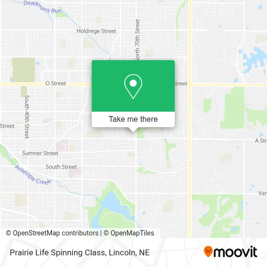 Prairie Life Spinning Class map