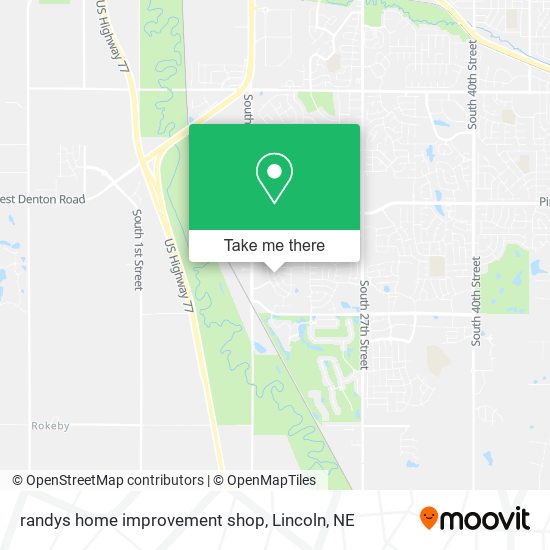 randys home improvement shop map