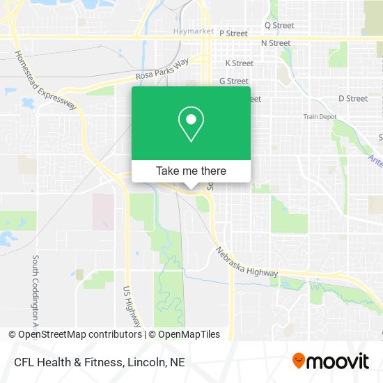 CFL Health & Fitness map