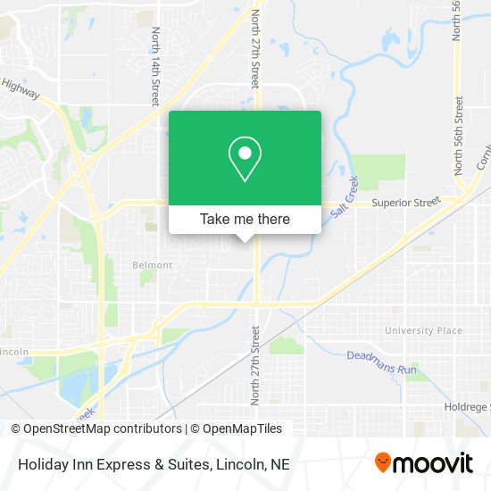 Mapa de Holiday Inn Express & Suites