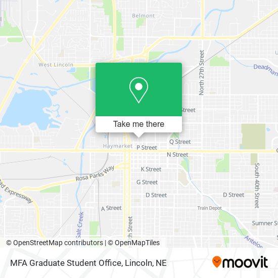 MFA Graduate Student Office map