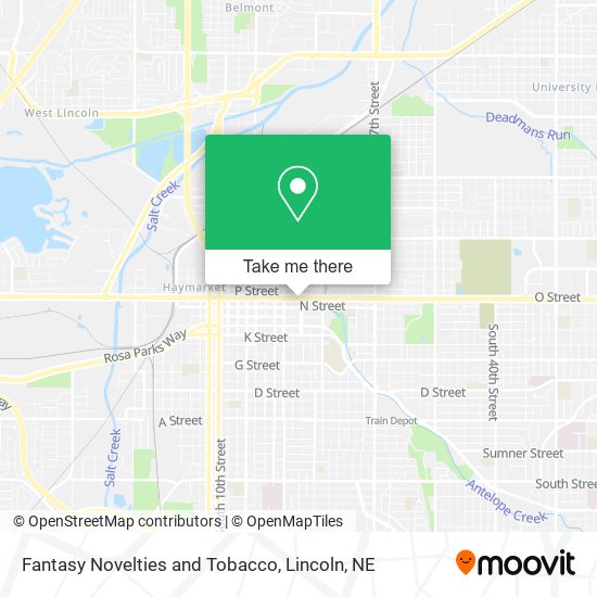 Fantasy Novelties and Tobacco map