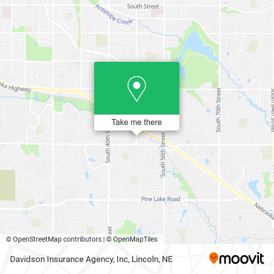 Mapa de Davidson Insurance Agency, Inc