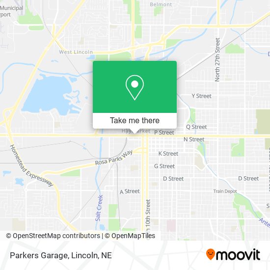 Parkers Garage map