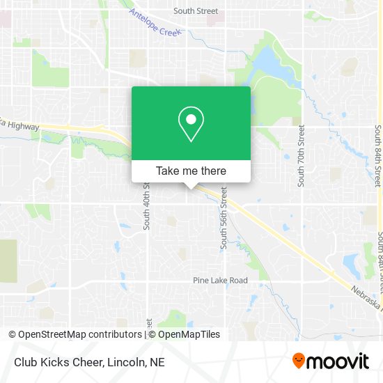 Club Kicks Cheer map