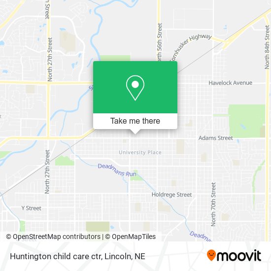 Huntington child care ctr map