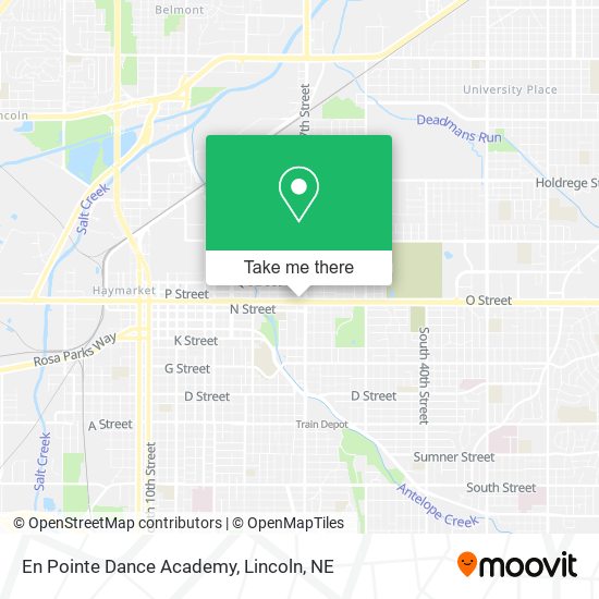 En Pointe Dance Academy map