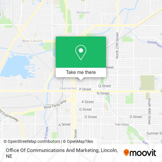 Office Of Communications And Marketing map