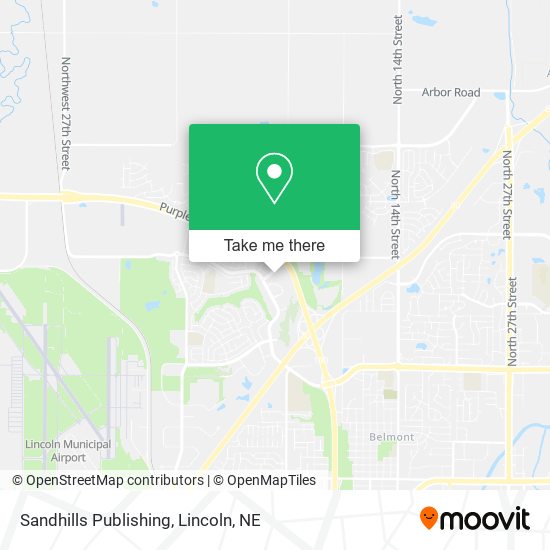 Mapa de Sandhills Publishing