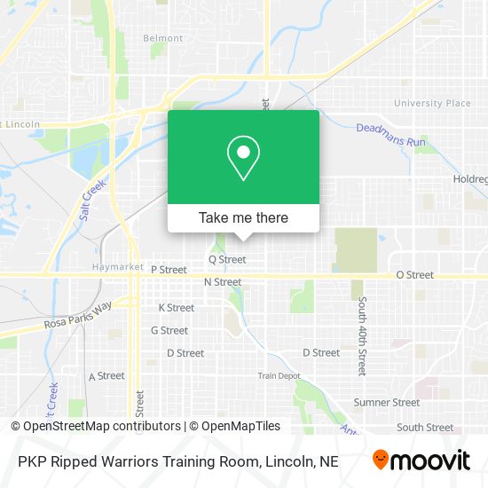 PKP Ripped Warriors Training Room map