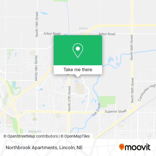 Northbrook Apartments map