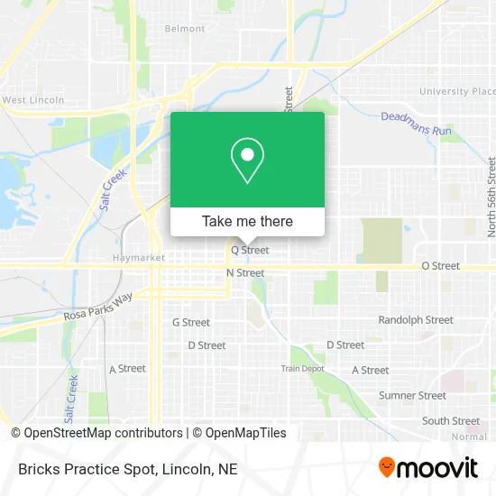 Bricks Practice Spot map