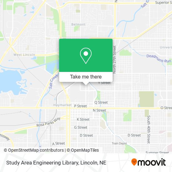 Study Area Engineering Library map