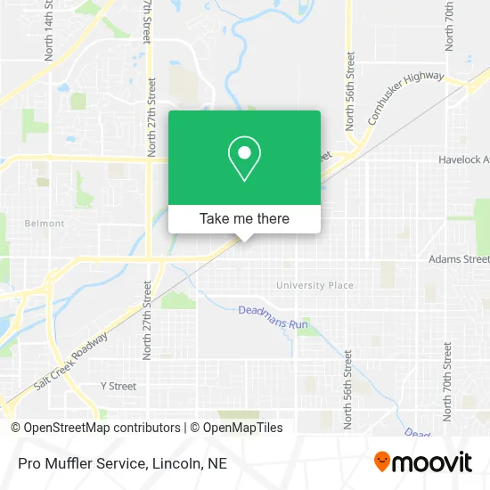 Pro Muffler Service map