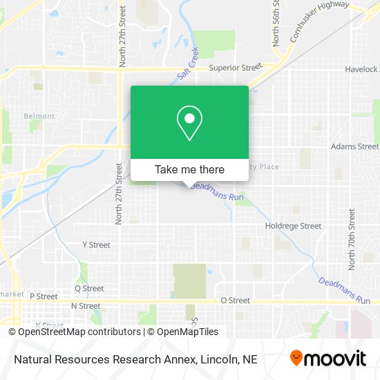 Natural Resources Research Annex map