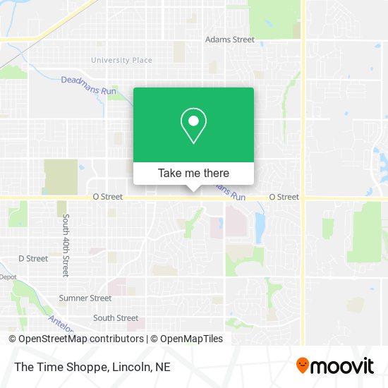 The Time Shoppe map