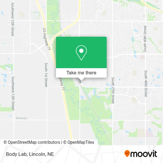Body Lab map