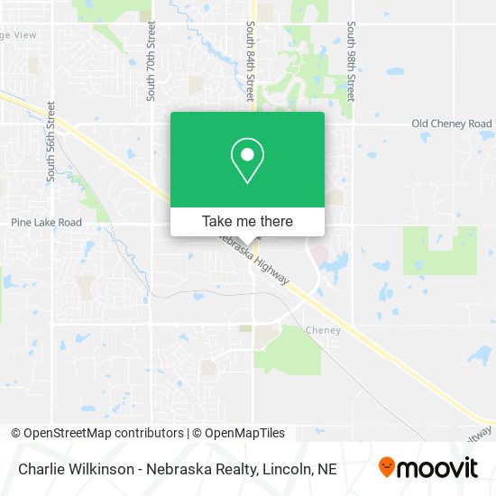 Charlie Wilkinson - Nebraska Realty map