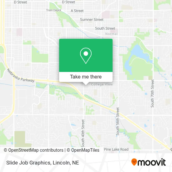 Slide Job Graphics map