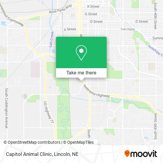 Capitol Animal Clinic map