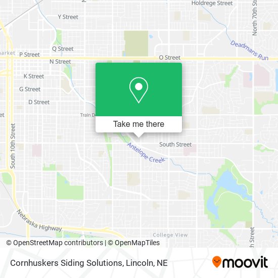 Cornhuskers Siding Solutions map