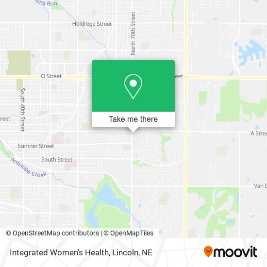 Integrated Women's Health map