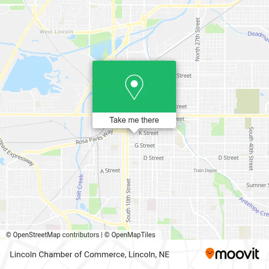 Lincoln Chamber of Commerce map