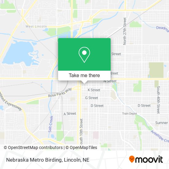 Nebraska Metro Birding map