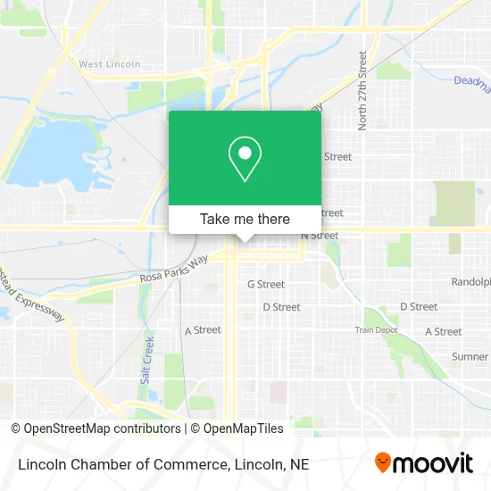 Lincoln Chamber of Commerce map
