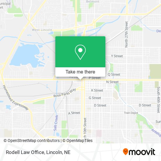 Rodell Law Office map