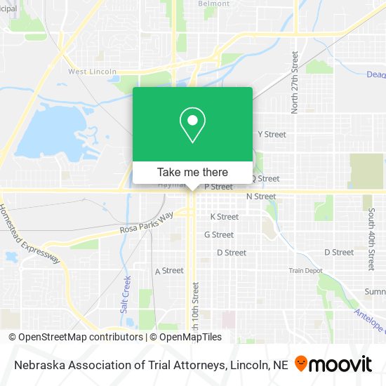 Nebraska Association of Trial Attorneys map