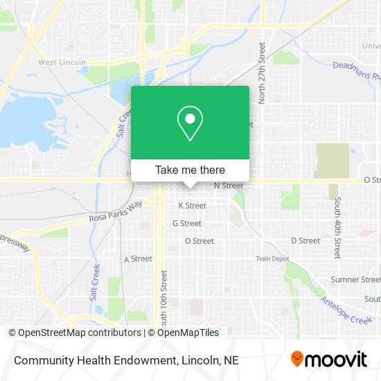 Community Health Endowment map