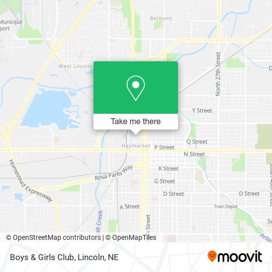 Boys & Girls Club map