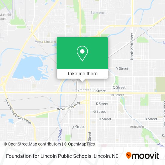 Foundation for Lincoln Public Schools map