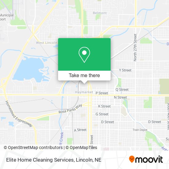 Elite Home Cleaning Services map