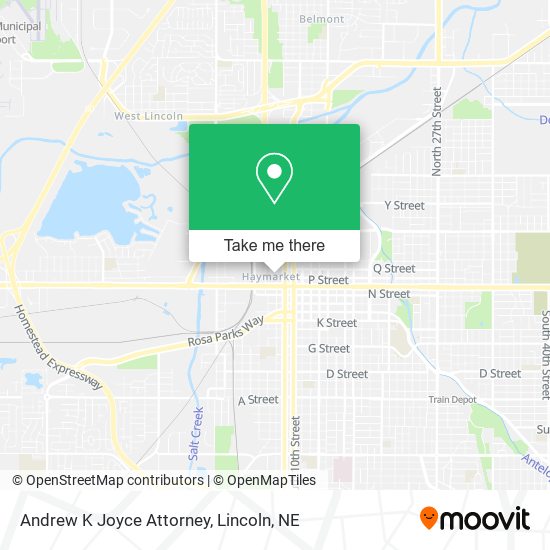 Andrew K Joyce Attorney map