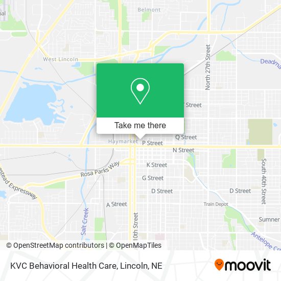 KVC Behavioral Health Care map