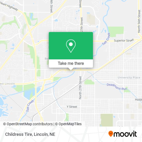 Childress Tire map