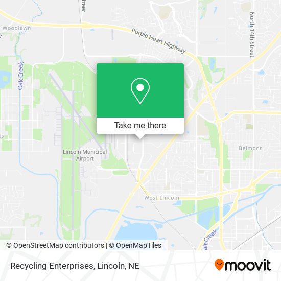 Recycling Enterprises map