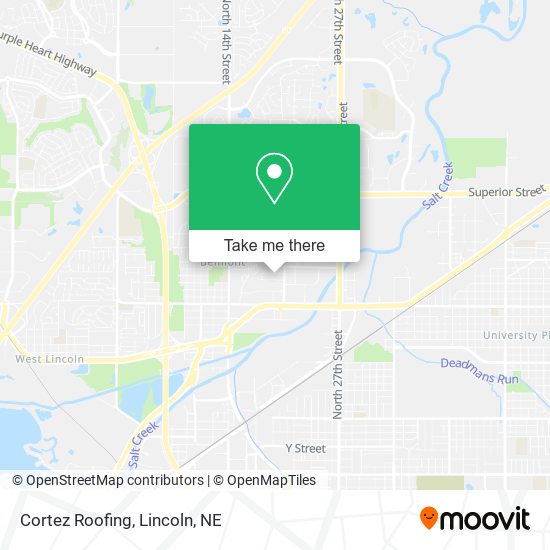 Cortez Roofing map