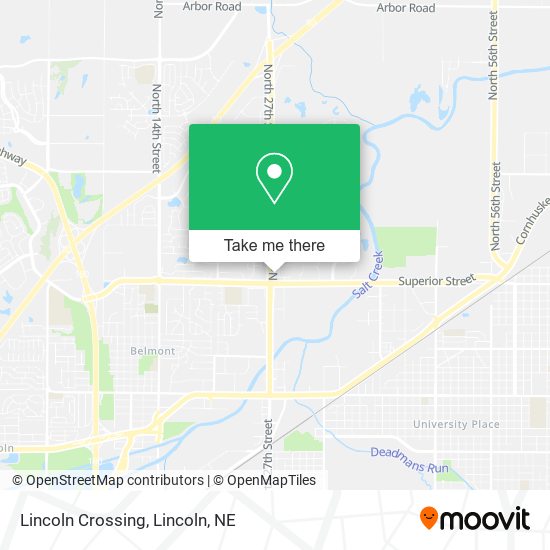 Lincoln Crossing map