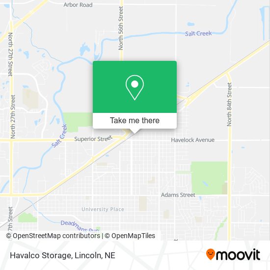 Havalco Storage map