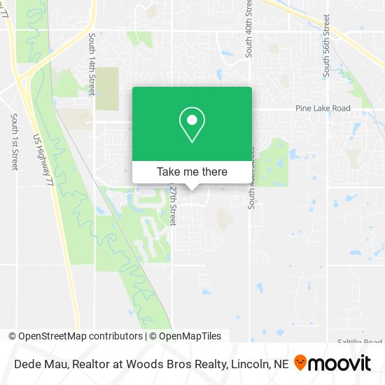 Dede Mau, Realtor at Woods Bros Realty map