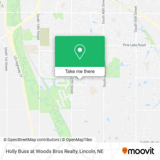 Holly Buss at Woods Bros Realty map