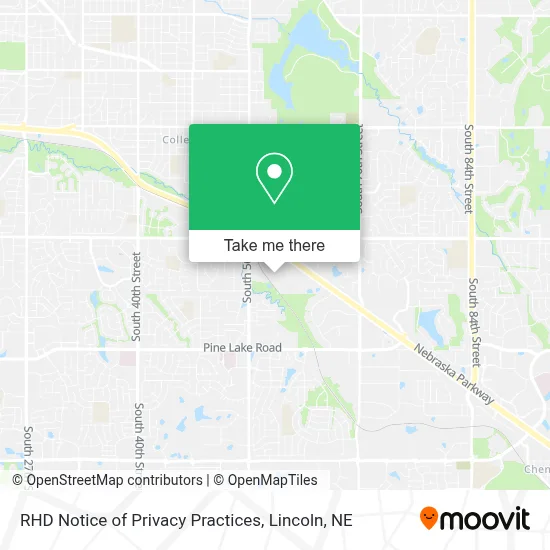 RHD Notice of Privacy Practices map